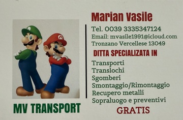 MV TRANSPORT DI VASILE LOREDANA